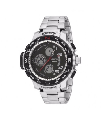 Joefox Digital Analog Metal Kayış Erkek Kol Saati Joefox Digital Analog Metal Kayış Erkek Kol Saati