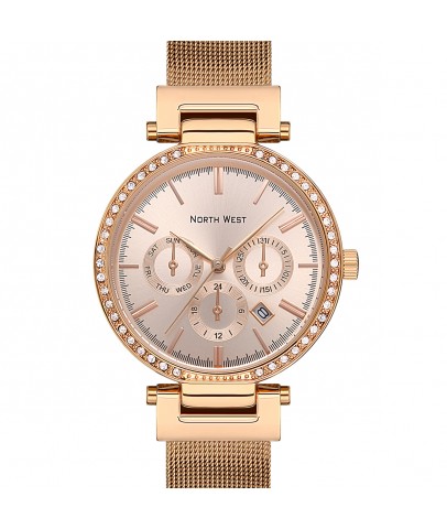 North West Hasır Kordon Analog Kol Saati NW-2117-G North West Hasır Kordon Analog Kol Saati NW-2117-G