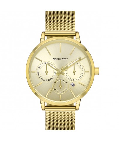 North West Hasır Kordon Analog Kol Saati NW-2113-F North West Hasır Kordon Analog Kol Saati NW-2113-F