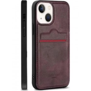 Desingshop Apple iPhone 15 Kartlıklı Lüx Deri Kılıf Bordo Desingshop Apple iPhone 15 Kartlıklı Lüx Deri Kılıf Bordo