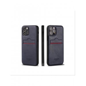 Desingshop Apple iPhone 15 Kartlıklı Lüx Deri Kılıf Lacivert Desingshop Apple iPhone 15 Kartlıklı Lüx Deri Kılıf Lacivert