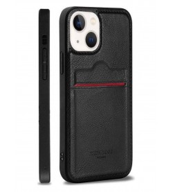 Kartlı Deri Kılıf Xiaomi Redmi Note 10 4G Siyah Kartlı Deri Kılıf Xiaomi Redmi Note 10 4G Siyah