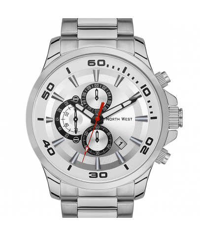 North West Çelik Kordon Analog Kol Saati NW-2104-F  North West Çelik Kordon Analog Kol Saati NW-2104-F