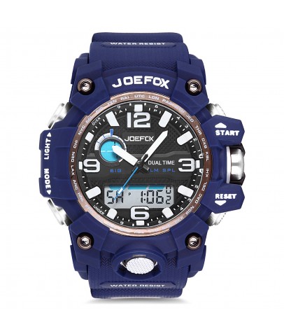 Joefox Analog Digital Silikon Kayış Kol Saati	