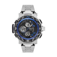 Joefox Digital Analog Metal Kayış Erkek Kol Saati	