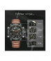 Naviforce Kahverengi Deri Kayış Dijital Analog Erkek Kol Saati NF9160 10063 Naviforce Kahverengi Deri Kayış Dijital Analog Erkek Kol Saati NF9160 10063