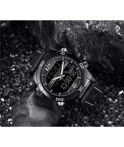 Naviforce Dijital Ve Analog Göstergeli Alarmlı Aydınlatmalı Erkek Kol Saati NF-9128M-BLK 10051 Naviforce Dijital Ve Analog Göstergeli Alarmlı Aydınlatmalı Erkek Kol Saati NF-9128M-BLK 10051