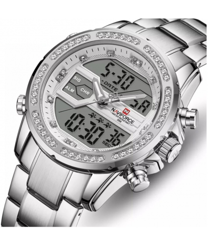 Naviforce Nf9183 Analog Dijital Çelik Kordon Kadın Kol Saati 10072 Naviforce Nf9183 Analog Dijital Çelik Kordon Kadın Kol Saati 10072