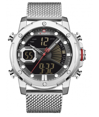 Naviforce Nf9172 Analog Dijital Çelik Kordon Erkek Kol Saati 10069 Naviforce Nf9172 Analog Dijital Çelik Kordon Erkek Kol Saati 10069