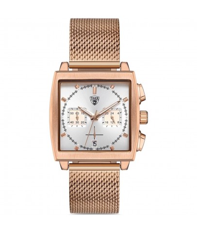 Tiger Rose Gold Hasır Bilezik Fonksiyonlu Erkek Kol Saati Tiger Rose Gold Hasır Bilezik Fonksiyonlu Erkek Kol Saati