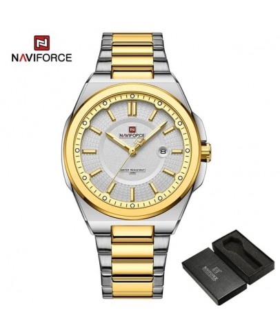 Naviforce Digital Analog Çelik Kayışlı Kol Saati 1002 Naviforce Digital Analog Çelik Kayışlı Kol Saati 1002