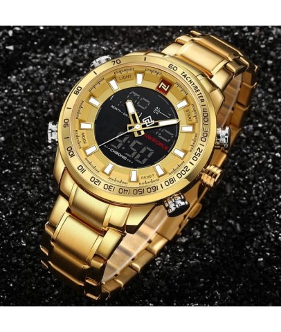 Naviforce Erkek Spor Dijital Analog Su Geçirmez Kol Saati 10041 Naviforce Erkek Spor Dijital Analog Su Geçirmez Kol Saati 10041