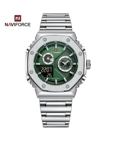 Naviforce Digital Analog Çelik Kayışlı Kol Saati 10010 Naviforce Digital Analog Çelik Kayışlı Kol Saati 10010