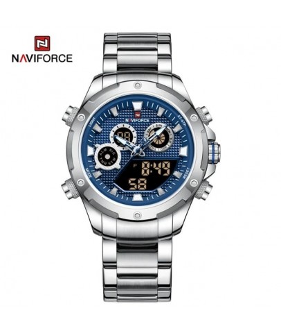 Naviforce Digital Analog Çelik Kayışlı Kol Saati 10017 Naviforce Digital Analog Çelik Kayışlı Kol Saati 10017