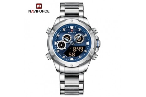 Naviforce Digital Analog Çelik Kayışlı Kol Saati 10017 Naviforce Digital Analog Çelik Kayışlı Kol Saati 10017