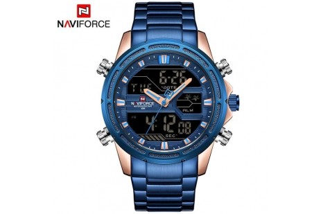 Naviforce Digital Analog Çelik Kayışlı Kol Saati 10019 Naviforce Digital Analog Çelik Kayışlı Kol Saati 10019