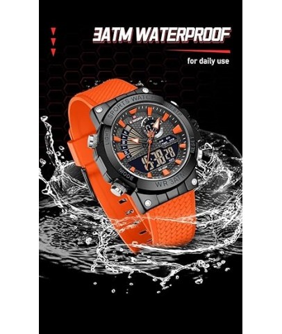 Naviforce Digital Analog Turuncu Silikon Kayışlı Kol Saati 10040 Naviforce Digital Analog Turuncu Silikon Kayışlı Kol Saati 10040