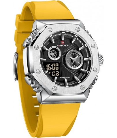 Naviforce Digital Analog Sarı Silikon Kayışlı Kol Saati 10031 Naviforce Digital Analog Sarı Silikon Kayışlı Kol Saati 10031