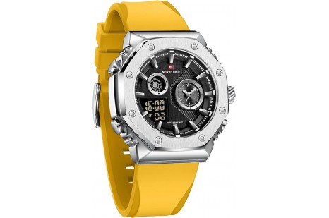 Naviforce Digital Analog Sarı Silikon Kayışlı Kol Saati 10031 Naviforce Digital Analog Sarı Silikon Kayışlı Kol Saati 10031