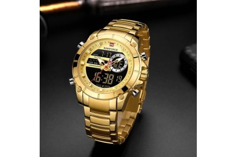 Naviforce Digital Analog Çelik Kayışlı Kol Saati 10020 Naviforce Digital Analog Çelik Kayışlı Kol Saati 10020